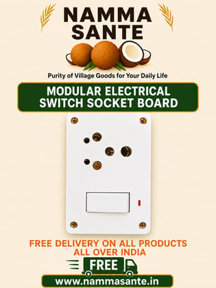 Modular Electrical Switch Socket Board | Modular Vidyut Switch Socket Board | Modular Bidyut Switch Socket Board
