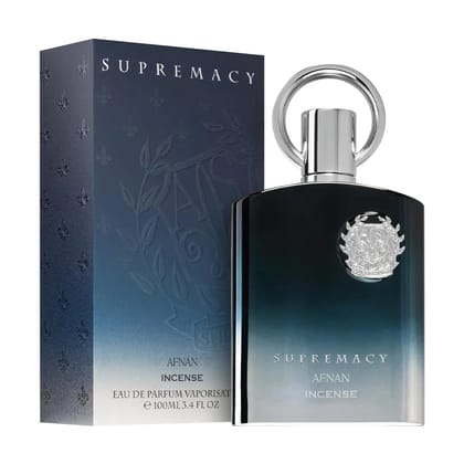 Afnan Supremacy Incense Eau De Parfum 100ml Premium Luxury Long Lasting Woody Amber Leather Unisex Fragrance
