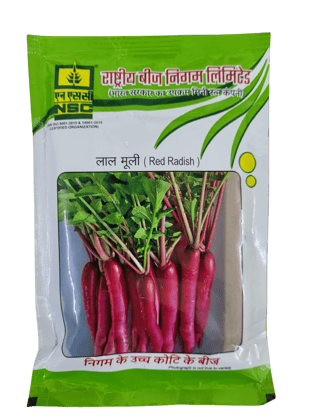 NSC Radish Variety - Pusa Gulabi T/L - 100g Packing