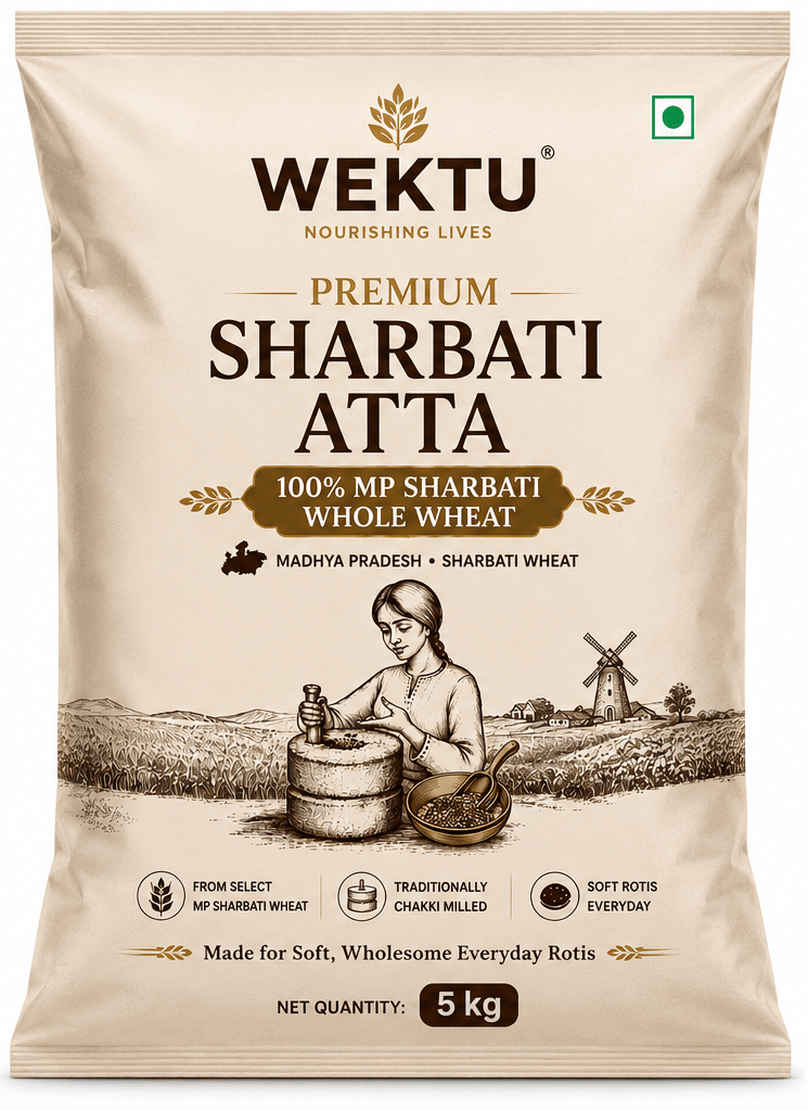 Premium Sharbati Whole Wheat Atta