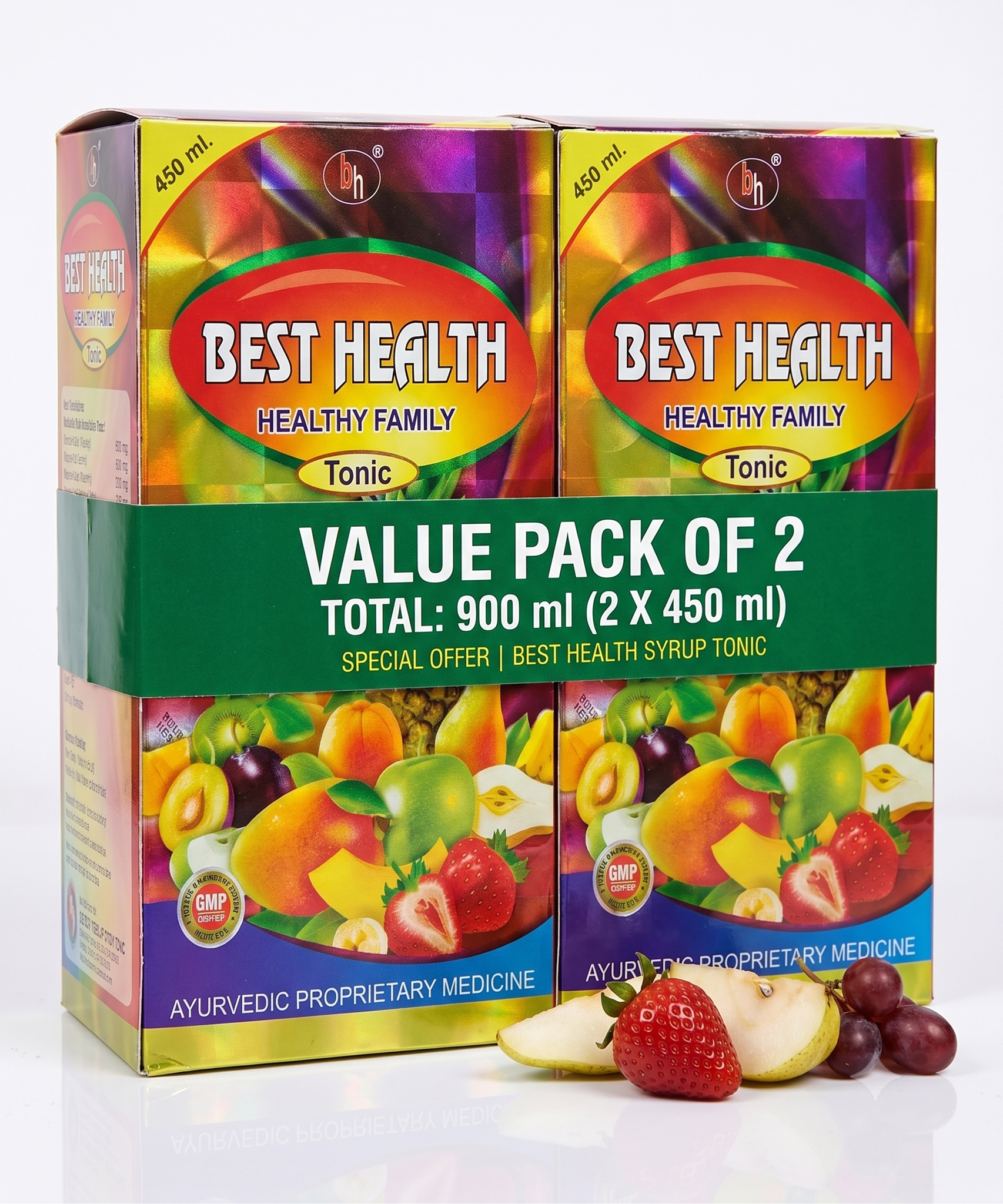 Best Health Ayurvedic Syrup for immunity, Digestion, Weight Gain Pack of 1- 450ml 