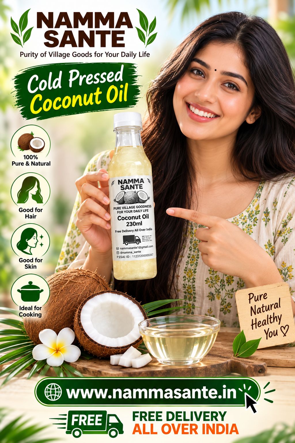 Coconut Oil, Nariyal Tel, Copra Oil, Virgin Coconut Oil, Cold Pressed Coconut Oil 