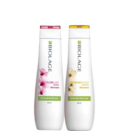 Biolage Colorlast + Smoothproof  Shampoo COMBO (200ml each) Pack of 2