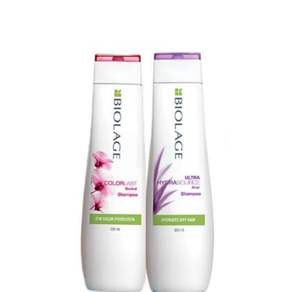 Biolage Colorlast + Hydrasource shampoo Combo (Pack of 2) 