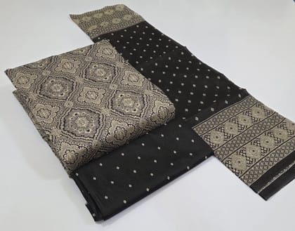 Pure Cotton Ajrkh Printed Unstitched drees material for women traditional wear 