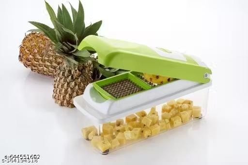 Vegetable Chopper - Chopper Vegetable Cutter, Food Chopper, Veggie Chopper, Onion Chopper, Vegetable Chopper With Container, Vegetable Slicer, Vegetable Cutter, Mandoline Slicer With 6 Inserts