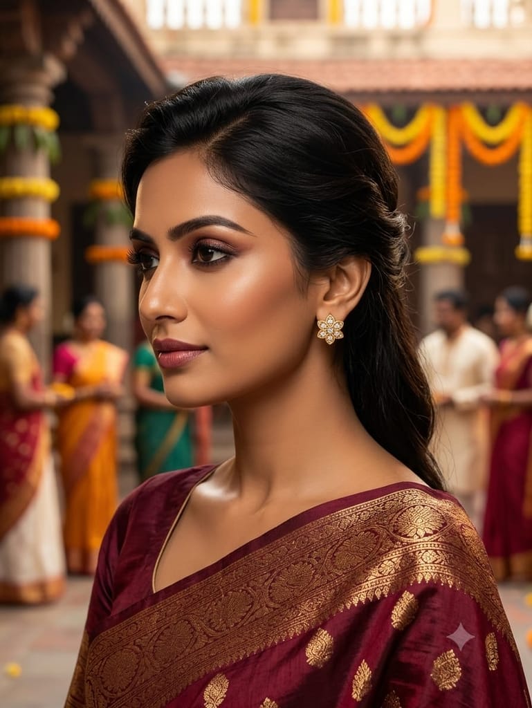 Gold-Plated CZ Stone Hoop Earrings - Earrings | Buy online on ZillyBuy