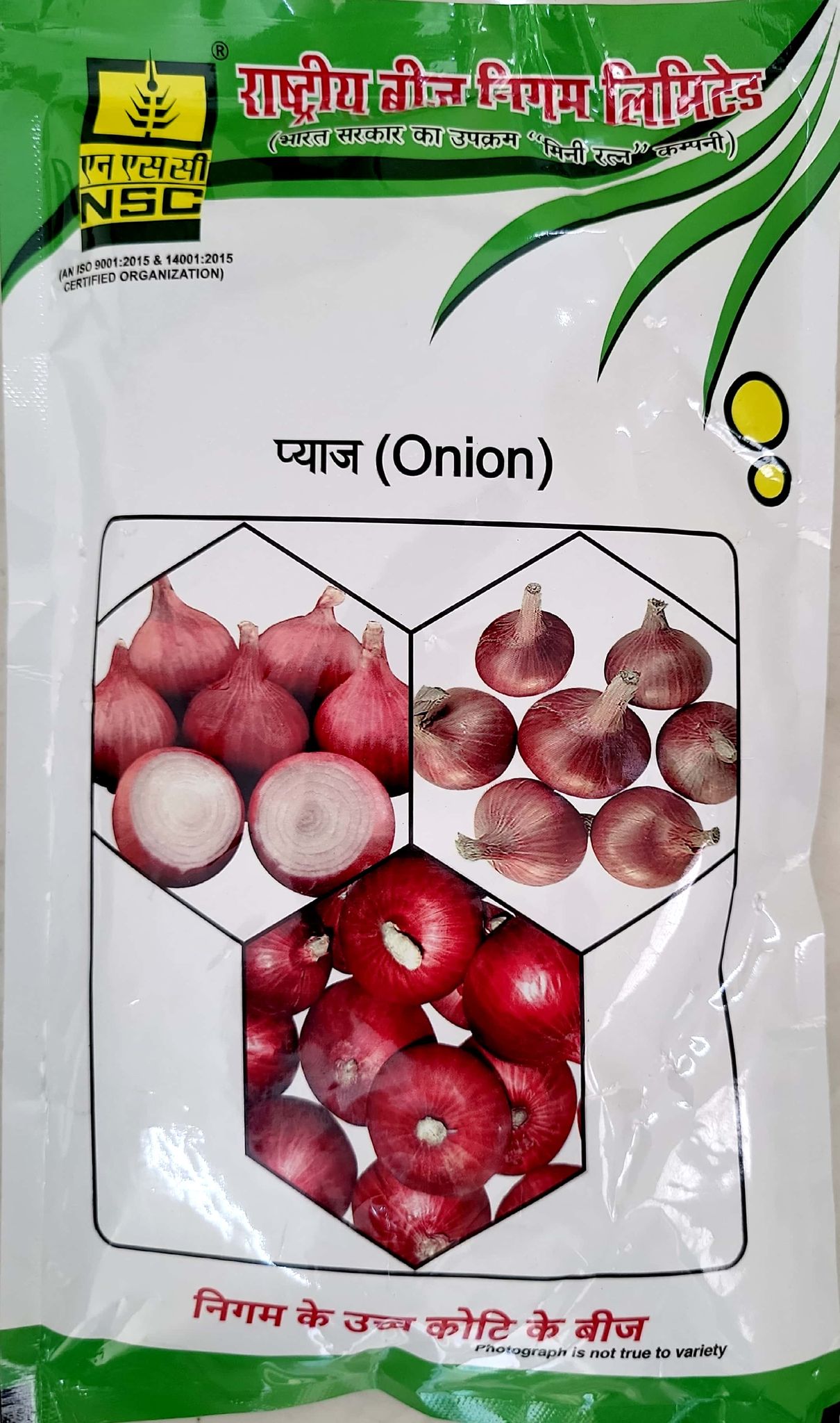 NSC Onion Variety- Bhima Super Truthful Labelled (TL)Seed 250gm Packet