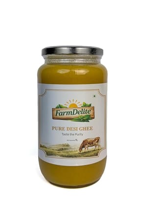 FarmDelite Pure Desi Ghee 1L