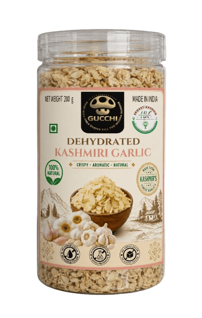 Dehydrated KASHMIRI GARLIC FLAKES - 200 g