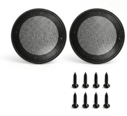 Speaker Subwoofer Grill/Jali Mesh Cover(Pair Of 2) 4 INCH Subwoofer Grill Protector Case with Screws Car Speaker Grill