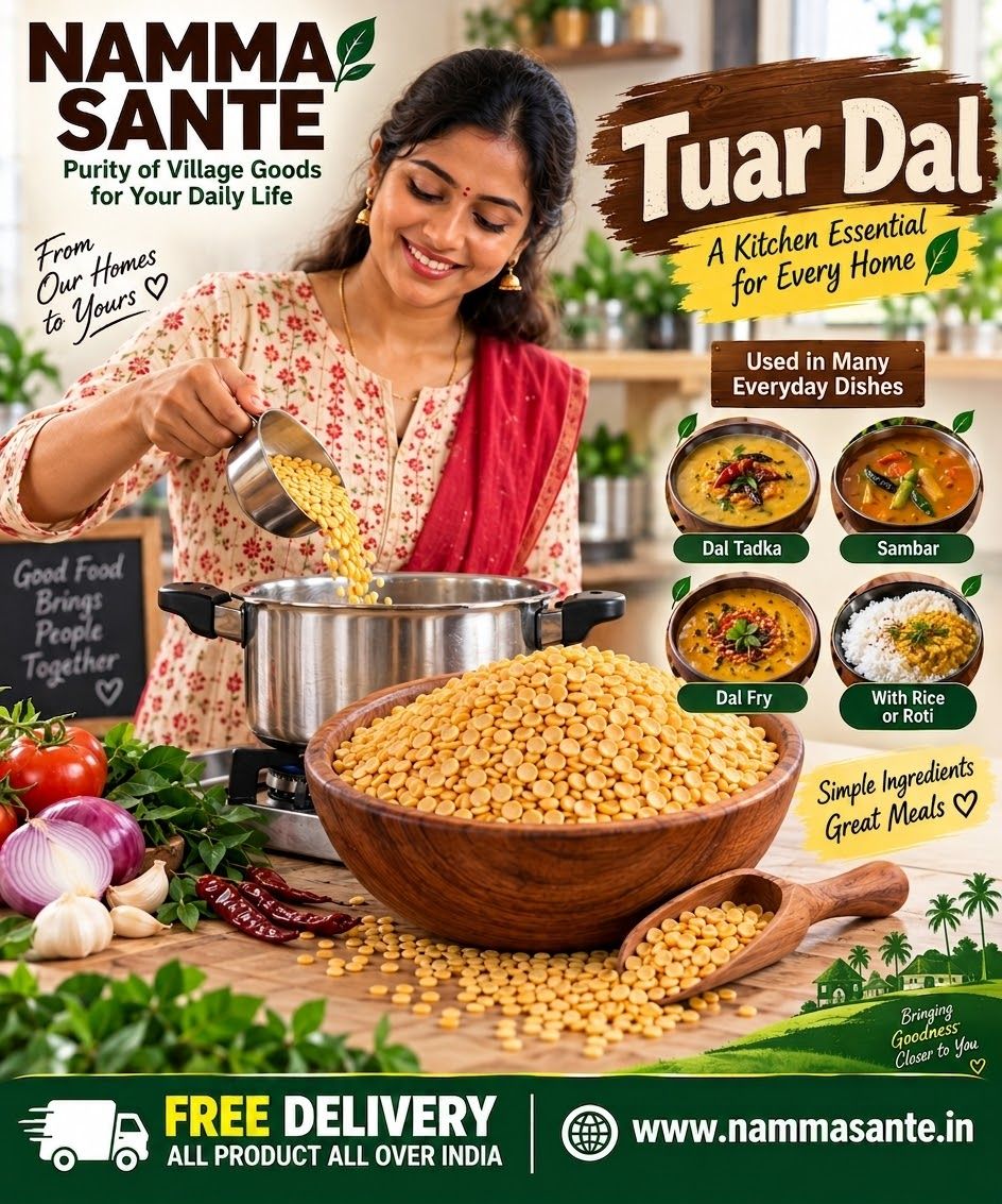Tuar Dal, Toor Dal, Tur Dal, Arhar Dal, Pigeon Peas, Split Pigeon Peas