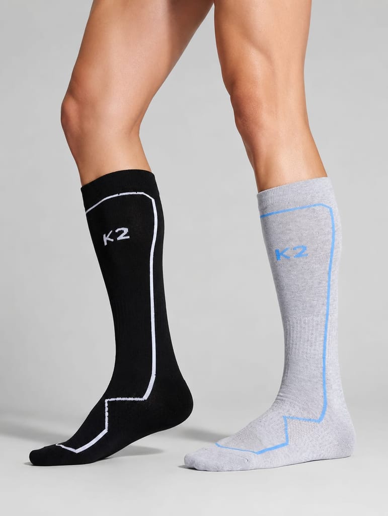K2_BLK_L.GREY_02 - Socks | Buy online on ZillyBuy