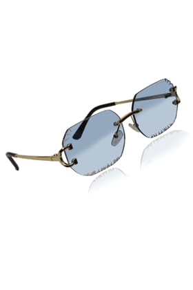 Jodykoes Legacy Series Unisex Metal Rimless Sunglasses