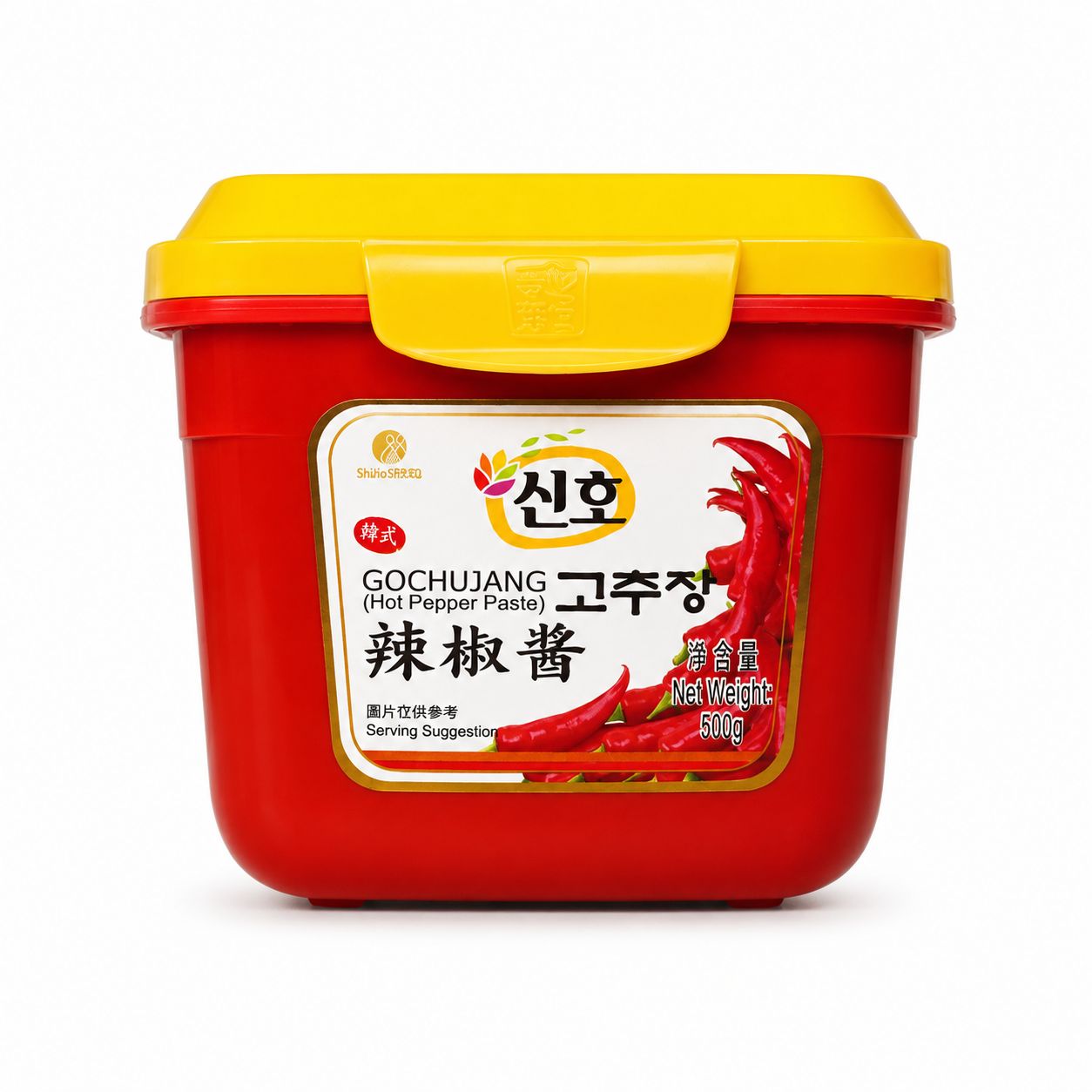 Korean Gochujang Chilli Paste 500 g | Spicy Fermented-Style Red Pepper Sauce for Bibimbap, Tteokbokki, Noodles, Stir-Fries, Marinades & Dips | Vegetarian