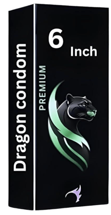 Premium Dragons Condom, 6 Inch, Silicone, Natural Color, for Men Ultra Soft | Long Lasted | Extra Pleasure Extra size | fill