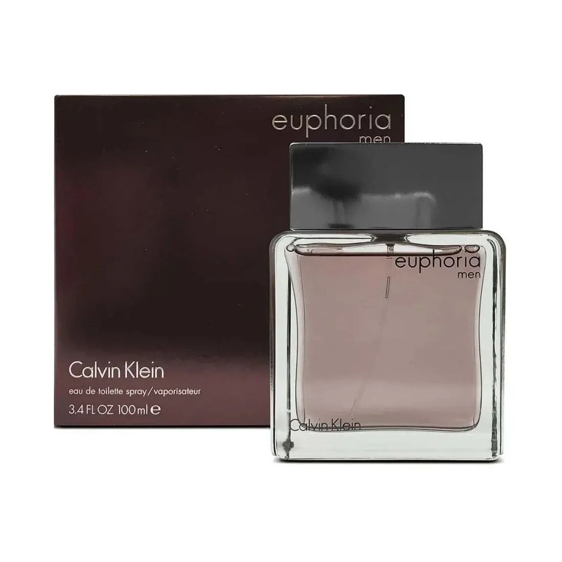 Calvin Klein Euphoria Eau De Toilette 100ml for Men Premium Fresh Spicy Woody Aromatic Modern Long Lasting Masculine Fragrance