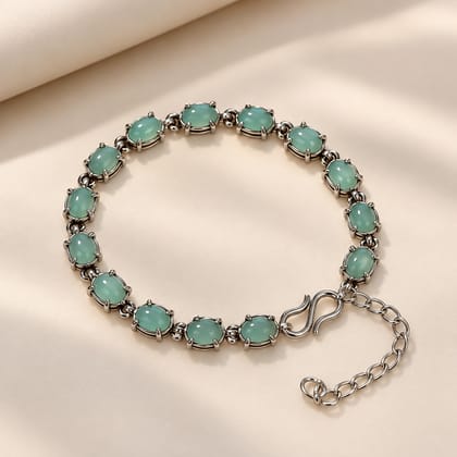 Elegant Sea Green Kundan Beaded Bracelet for Women Elegant Sea Green Kundan Beaded Bracelet for Women