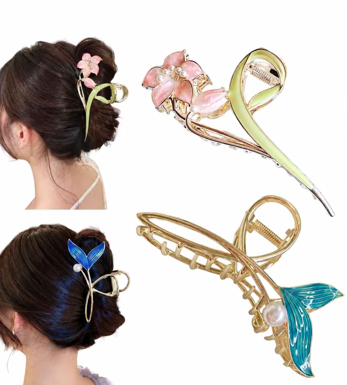  Lily and Blue Mermaid Claw Combo