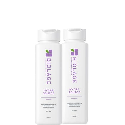 Biolage Professional Hydrasource Shampoo with Aloe, Moisturizes & Hydrates Dry Hair (200ml each) Pack of 2 Biolage Professional Hydrasource Shampoo with Aloe, Moisturizes & Hydrates Dry Hair (200ml each) Pack of 2