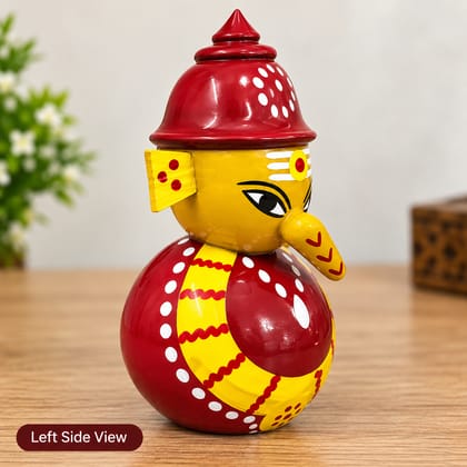 Etikoppaka Toys Lord Ganesha Wooden Figurine