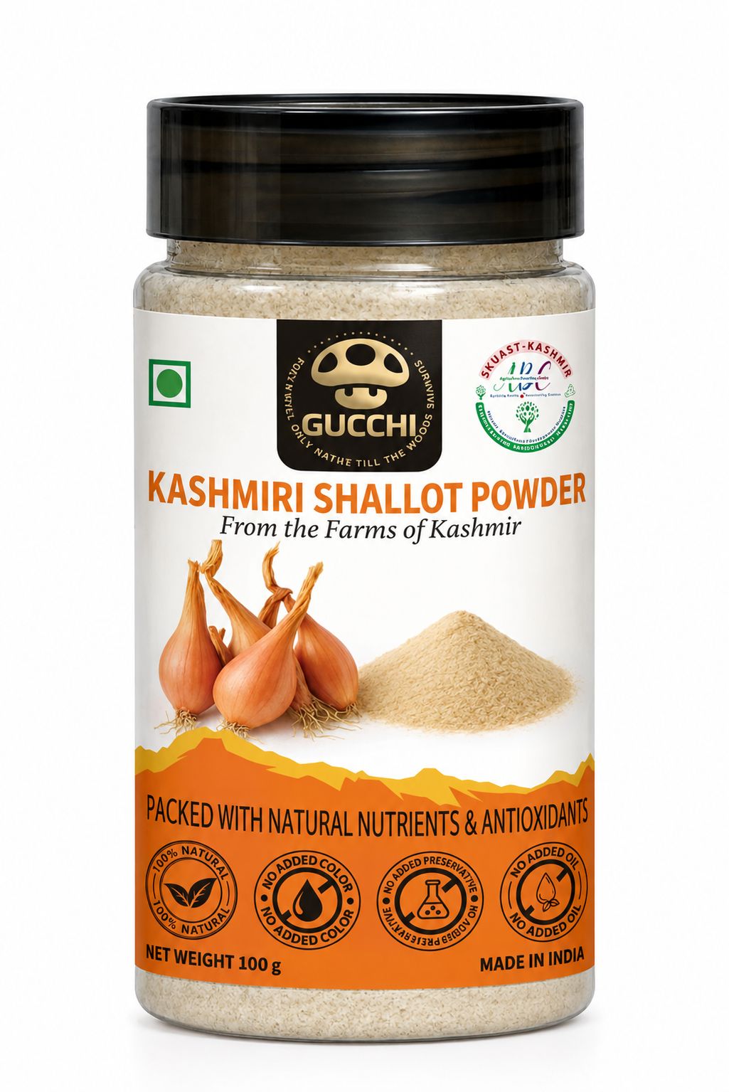 Gucchi Kashmiri Shallot Powder (PRAAN) - 100 G