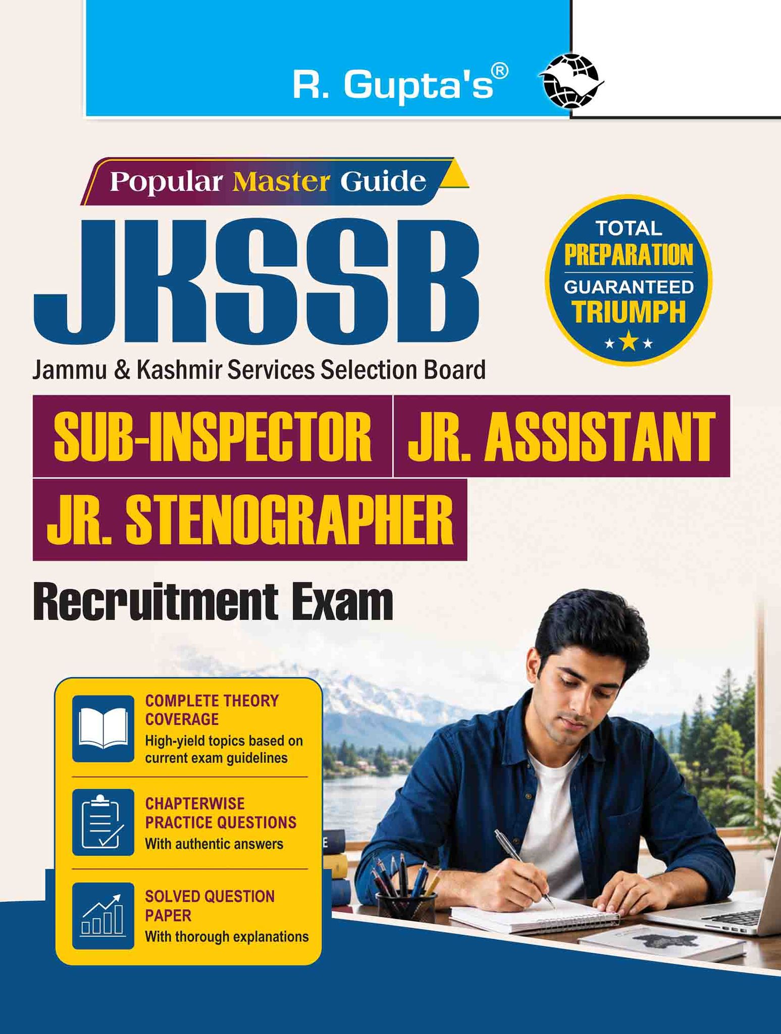 JKSSB: Sub-Inspector, Junior Assistant & Junior Stenographer Recruitment Exam Guide (R-2189)