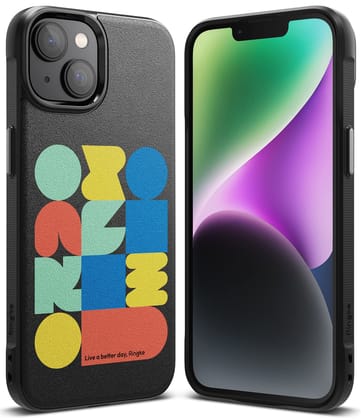 Apple iPhone 14 Plus Back Cover Case | Onyx Design - Block
