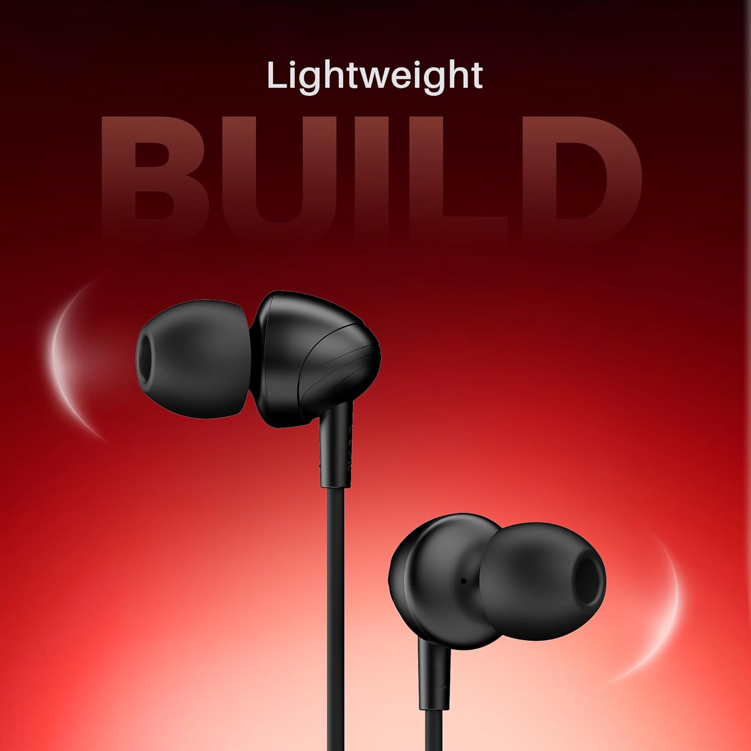 boat basshead 210 wire earphone black
