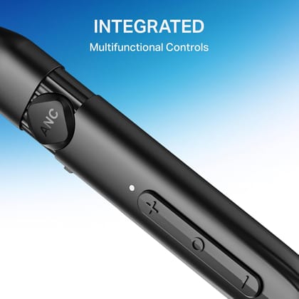 boAt Rockerz 301/ZEN ANC, (~30dB) ANC, 13mm Drivers,ENx, 40ms Low Latency, Hall Switch, Stream Ad Free Music via App Support, Bluetooth Neckband, Wireless with Mic Earphones (Onyx Black)