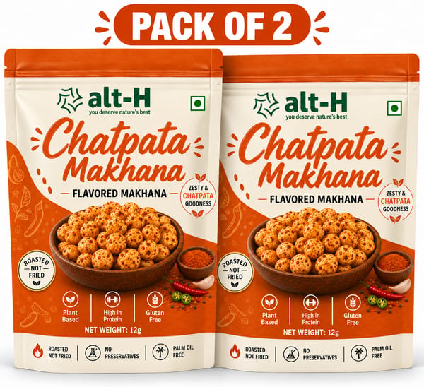 alt-H Chatpata Makhana (Pack of 2, 12g each)