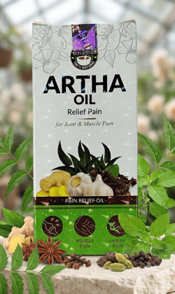 Artha Oil, Ayurvedic, Herbal, Pain relief Massage oil- Joint and Muscle Pain Pack of 1