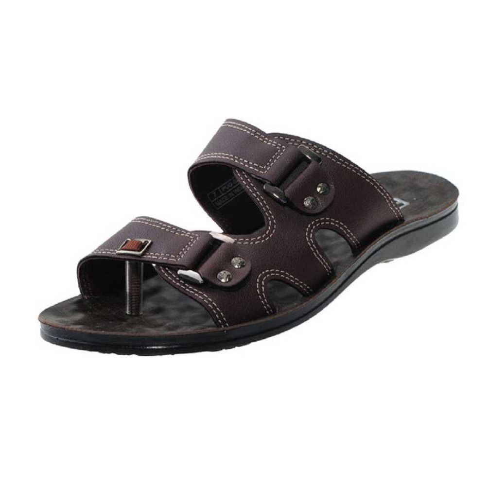 FLITE Men's Brown Slipper Sandal PUG-02
