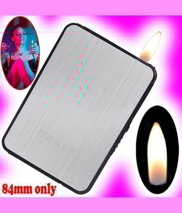 JMALL Silver Aluminium Cigarette Lighter ( Pack of 1 )