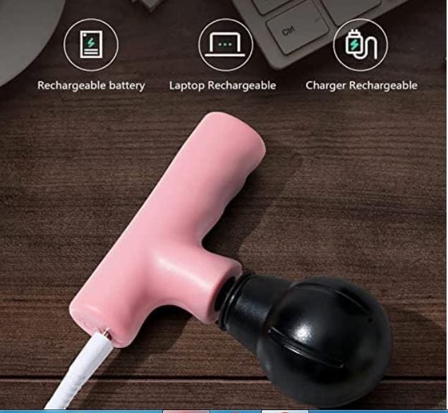 Portable Massage Gun, Handheld Body Massager Gun, Electric Mini Fascial Gun For Pain Relief Body Neck Relaxation Massager