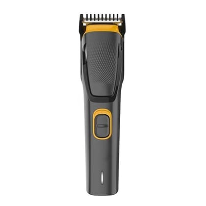 Rechargeable Hair Trimmer for Men | Beard & Mustache Grooming Kit with Precision Blades, Adjustable Comb, USB Charging, Edges On Both Side Cordless Professional Hair Clipper - Black
