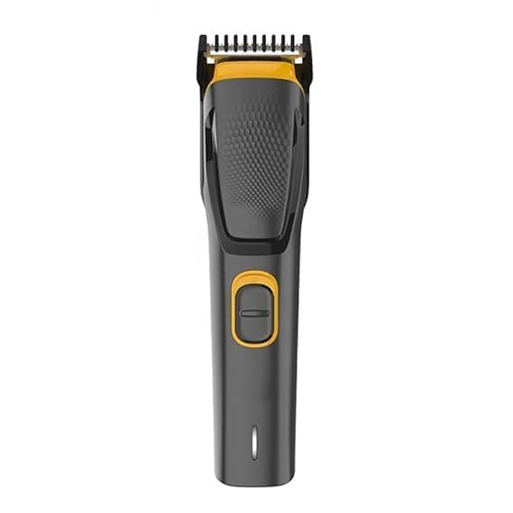 Rechargeable Hair Trimmer for Men | Beard & Mustache Grooming Kit with Precision Blades, Adjustable Comb, USB Charging, Edges On Both Side Cordless Professional Hair Clipper - Black