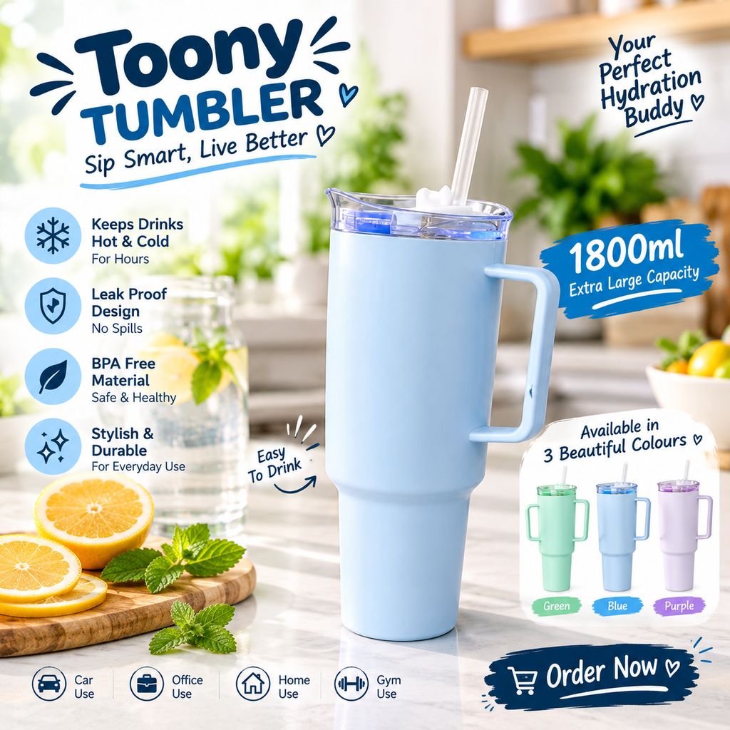 TOONY TUMBLER BLUE 