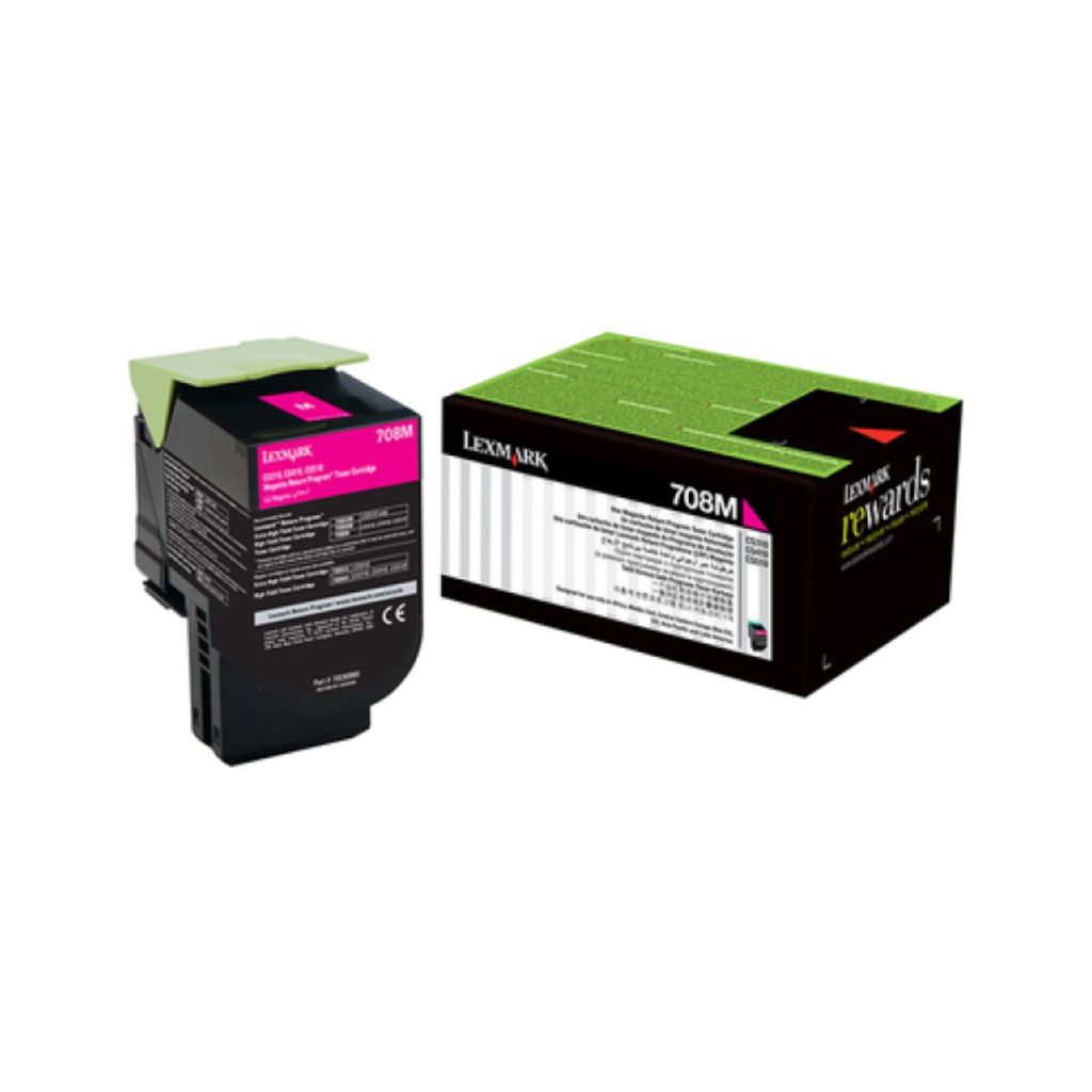 Lexmark 708M Magenta Toner Cartridge