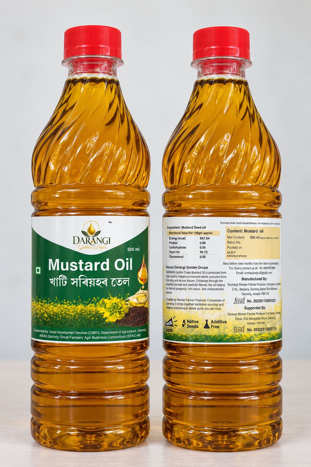 Mustard Oil - Darangi Golden Drops 500 ml