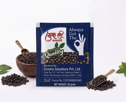 Kali mirch 25g(Pack of 5)