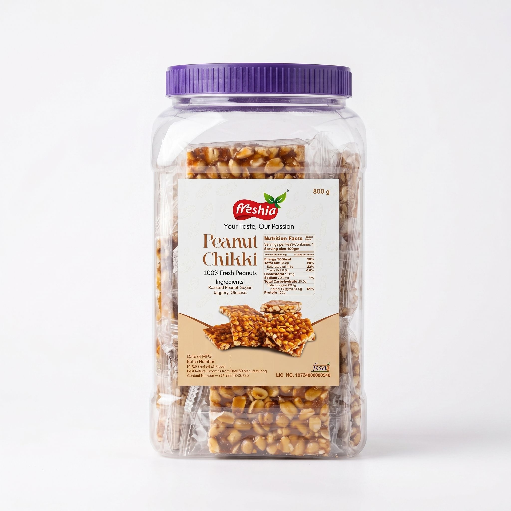 800 GM Peanut Chikki