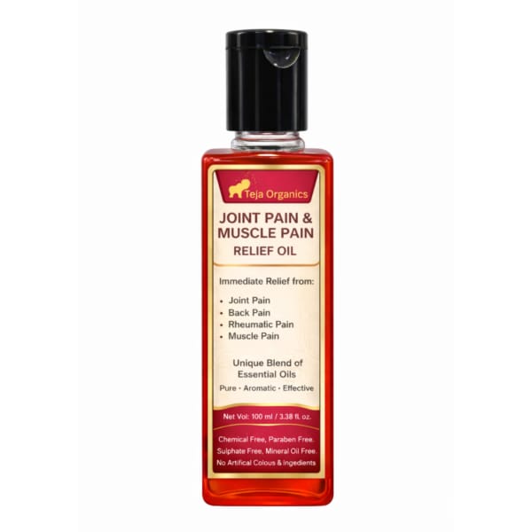 Joint Pain & Muscle Pain Relief Oil 100ml | Immediate Relief from: Joint Pain, Back Pain, Rheumatic Pain, Muscle Pain | Relief from Stiffness & Soreness | Relief from Swollen, Painful, Strained Joints, Muscular Pain, Spasm & Cramps 
