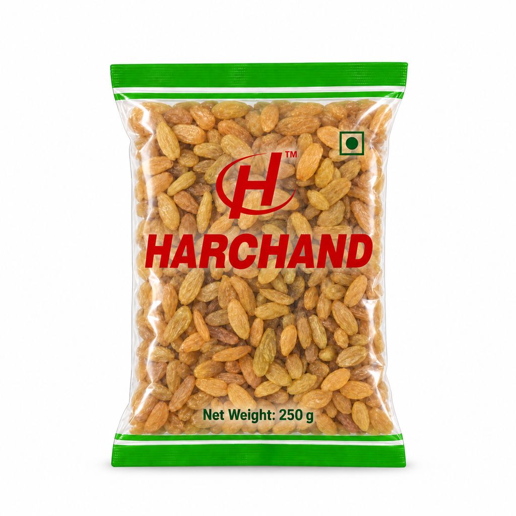 Harchand Premium Long Golden Kishmish (Raisins) 250g