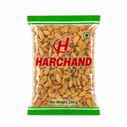 Harchand Premium Long Golden Kishmish (Raisins) 250g