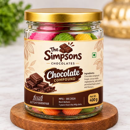 The Simpsons Assorted Heart Chocolates Gift Jar
