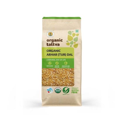 ORGANIC TATTVA ARHAR DAL 500GM MRP-185 ORGANIC TATTVA ARHAR DAL 500GM MRP-185