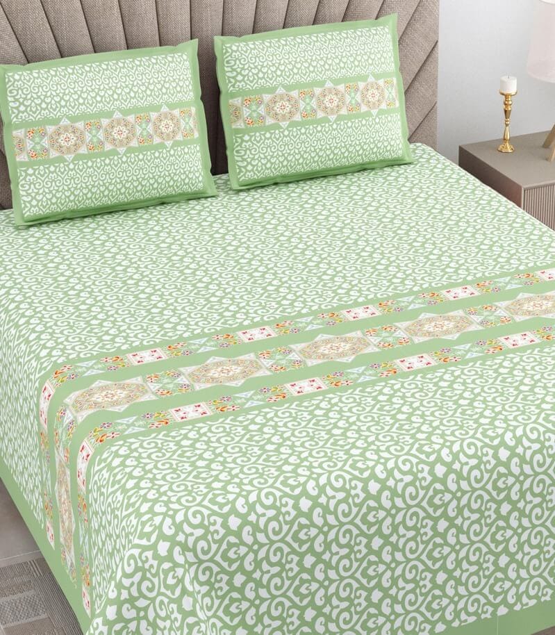 240 TC 100% Pure Ethnic Bedsheet