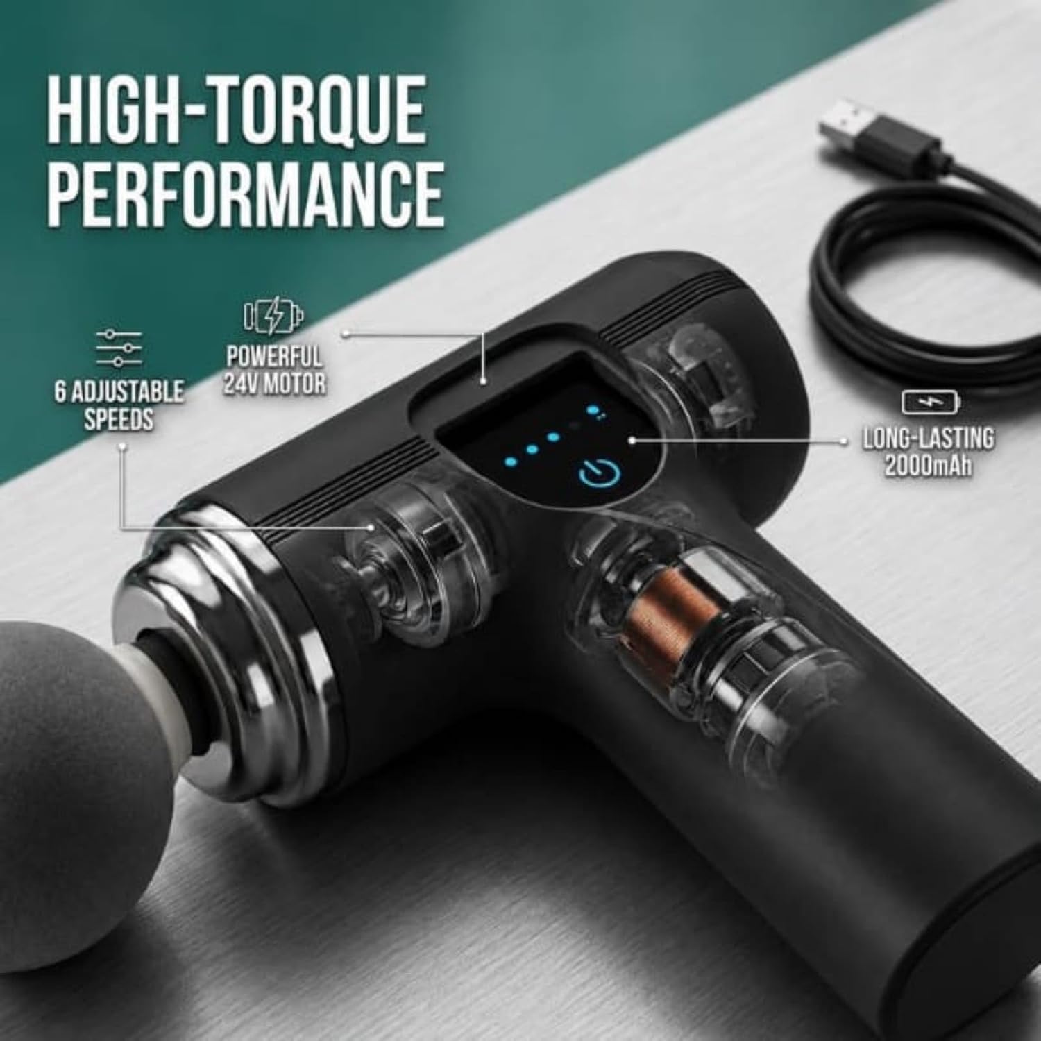 Massage Gun, Body Massager, Massager Machine, Massager Gun For Pain Relief, Scalp Massager, Neck and Sholder Massager, Head Massager | | MULTICOLOUR