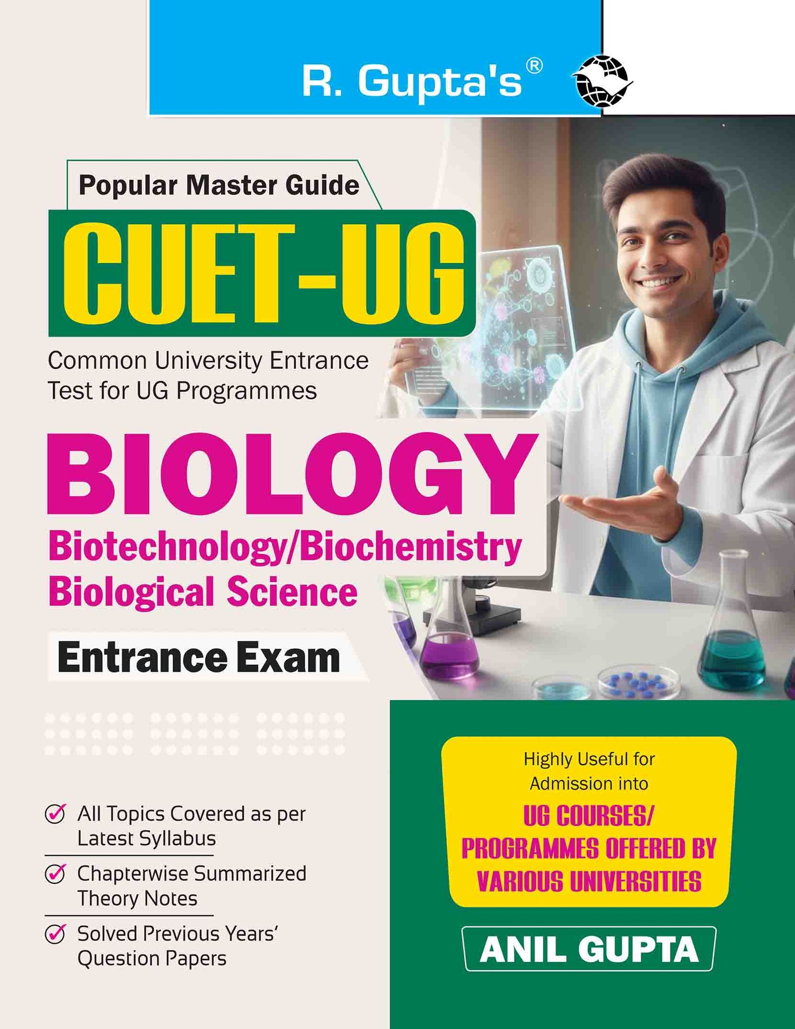 CUET-UG: Biology/Biotechnology/Biochemistry/Biological Science Entrance Test Guide (Section-II) (R-2905)